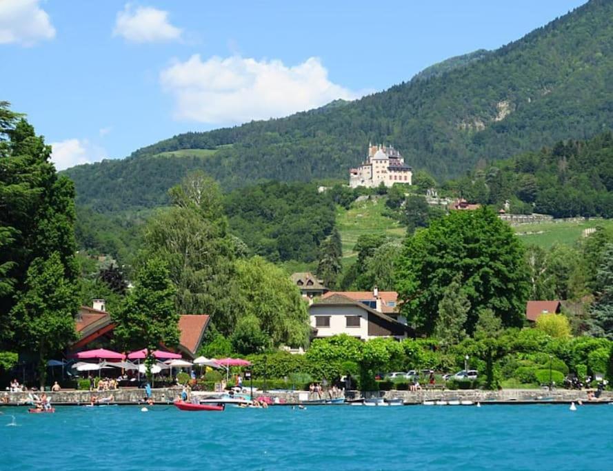 Charmant Appartement Lac D'Annecy / Ski - 6 Pers Мантон-Сен-Бернар Екстер'єр фото